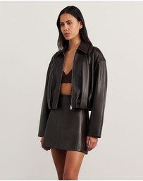 Jag - Leather Bomber