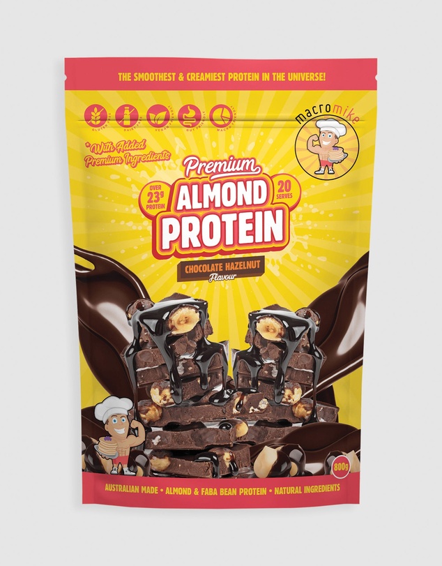 Macro Mike - Choc Hazelnut Premium Almond Protein - 800g