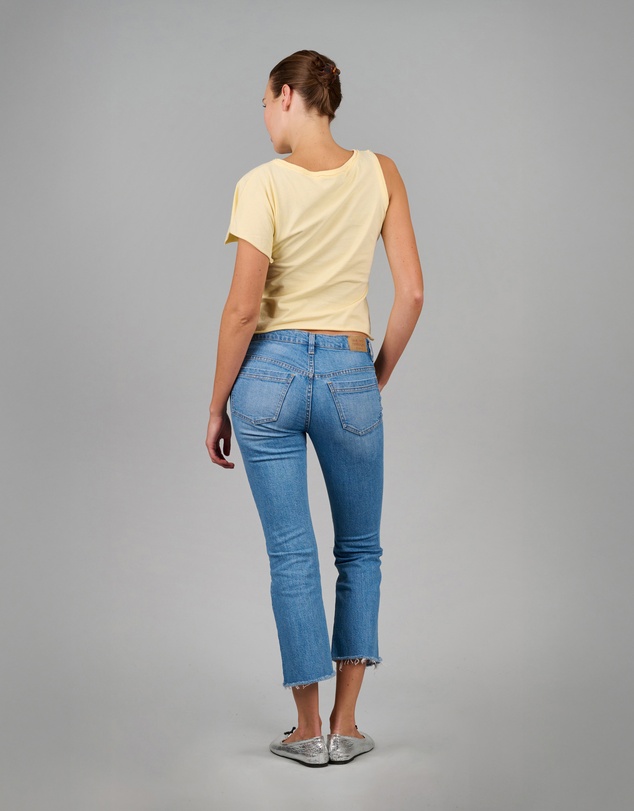 Love and Nostalgia - Two Faced Tee - Lemon Yellow