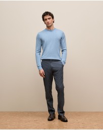 Trenery - Merino Classic Crew in Sky