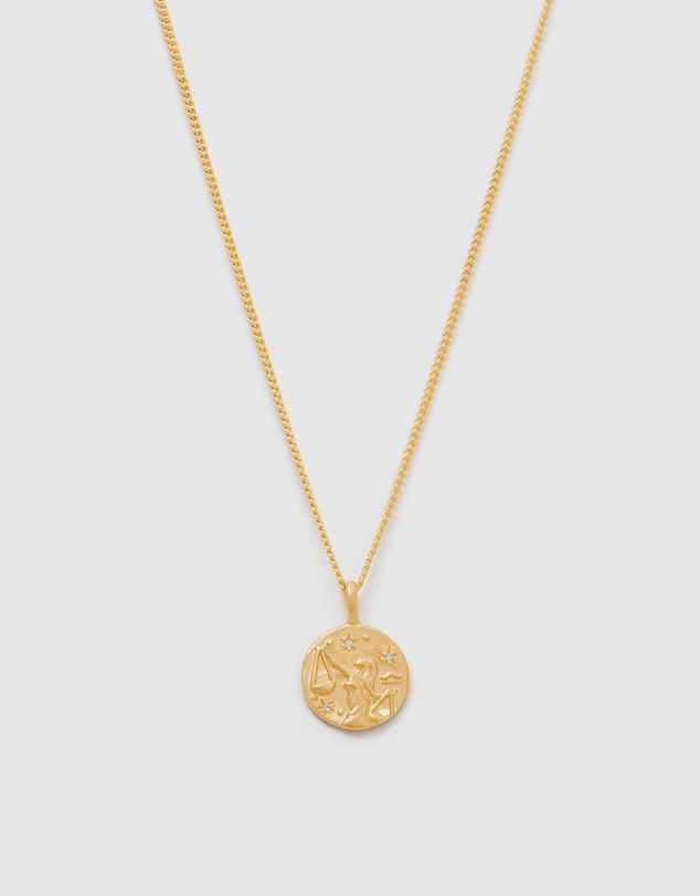 Kirstin Ash - Libra Petite Zodiac Necklace