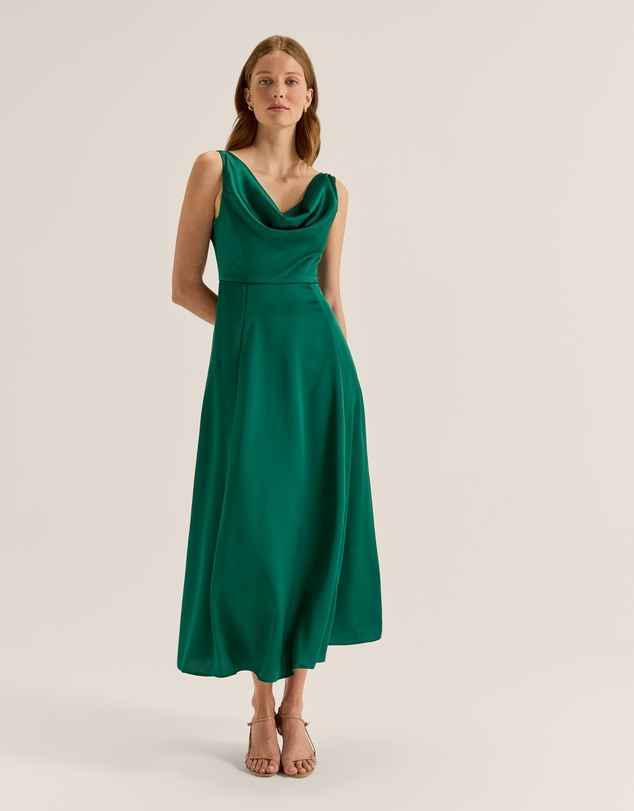Review - Montague Cowl Neck Dress