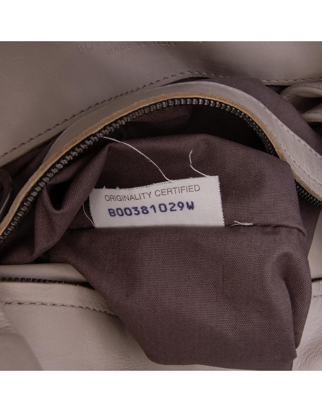 Pre-Loved by Azura Reborn - Pre-Loved Leather Intrecciato Side Zip Tote