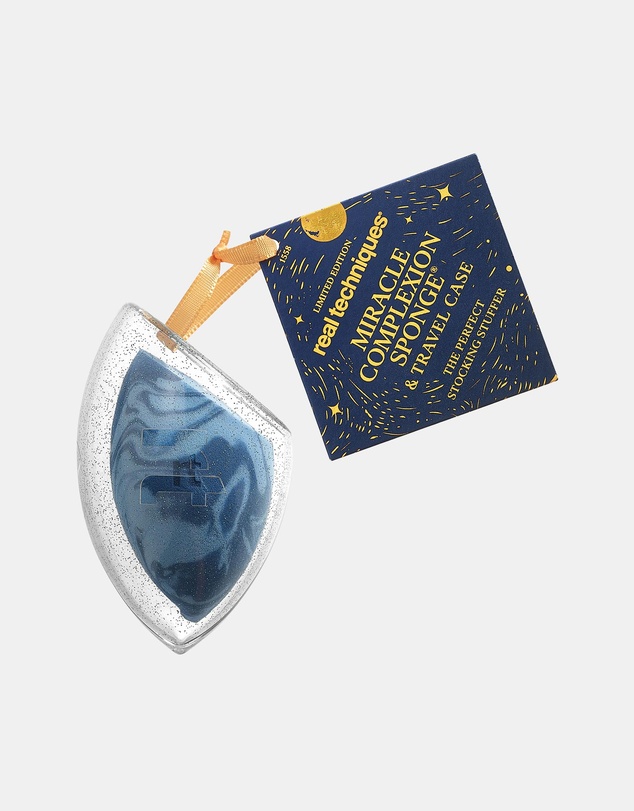 Real Techniques - STARLIGHT GIFTING - Miracle Complexion Sponge + Travel Case Ornament