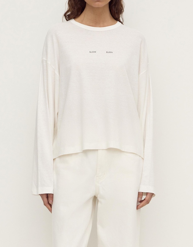 Assembly Label - Slow Burn Wide Long Sleeve Tee