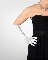 DENTS - Long Above Elbow Satin Gloves