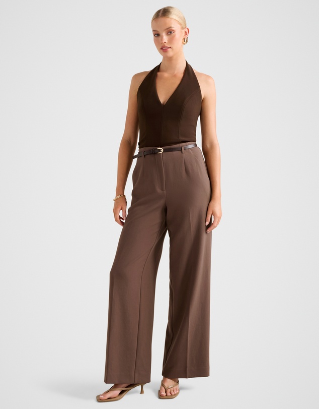Forever New - Chantelle Belted Wide Leg Pants