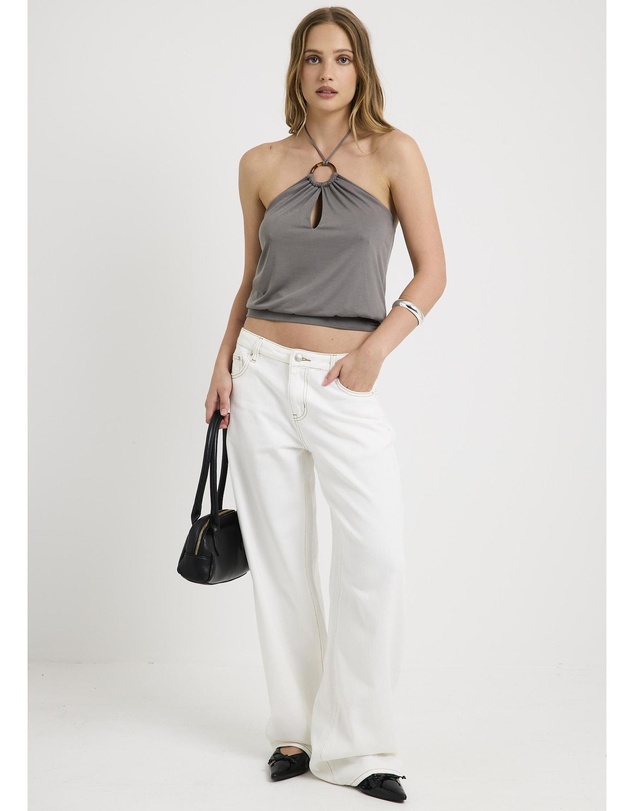 Insight - Gabriette Halter Ring Top