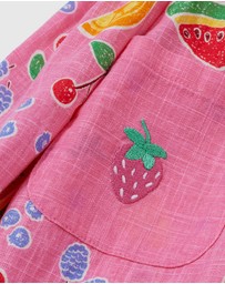 Goldie + Ace - Fruit Salad Lyla Dress - ICONIC EXCLUSIVE - Babies-Kids