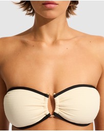 Seafolly - Beach Bound Ring Front Bandeau