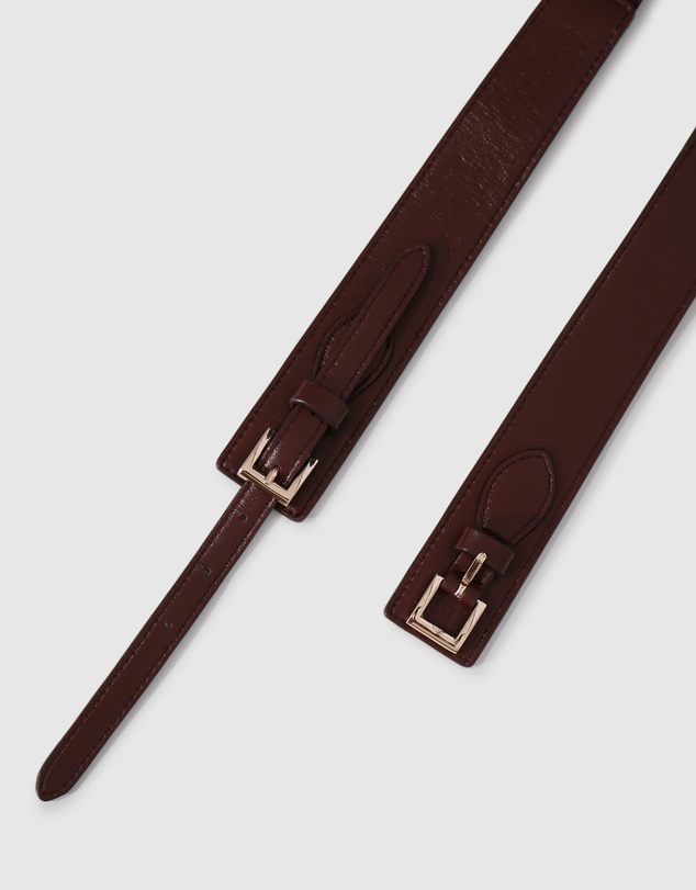 Belle & Bloom - London Fog Leather Waist Belt