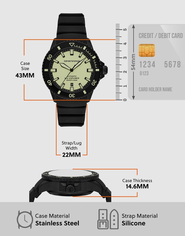 Emporio Armani - Black Automatic Watch