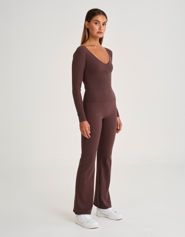 All Fenix - ALLFENIX CloudCore Lite Ruched V-Neck Long Sleeve