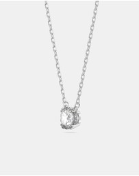 Swarovski - Stilla Set, Round Cut, White, Rhodium-Plated