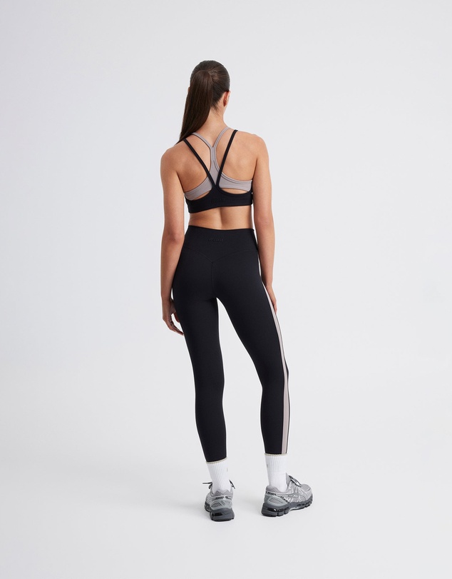 Upstate - Air Sculpt 7/8 Stripe Tight - Black