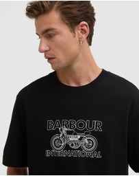Barbour - B.Intl Cowl Motorbike Graphic T-Shirt