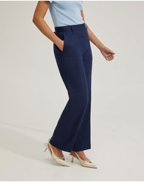 Oxford - Gigi Ajustable Waist Linen Pants