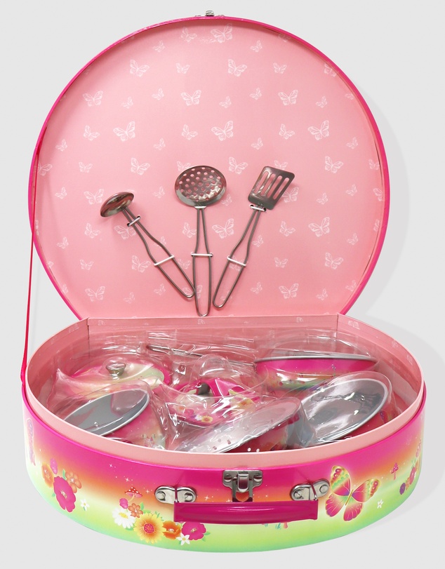 Pink Poppy - Rainbow Butterfly Cooking Set In Carry Case