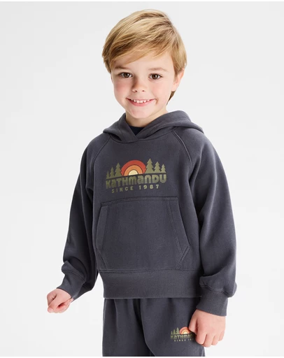 Kathmandu - Kids' Retro Logo LT BB Hoodie