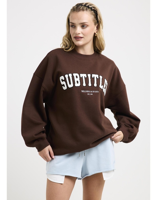 Subtitled - NYC Oversized Crew Neck Jumper