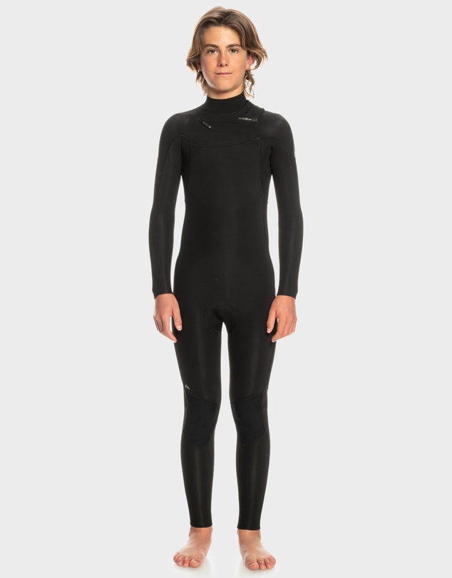 Quiksilver - Boys 8 to 16 4/3Mm Everyday Sessions Chest Zip Wetsuit