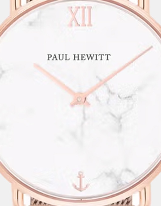 Paul Hewitt - Miss Ocean Marble Dial Rosegold Mesh Strap Watch