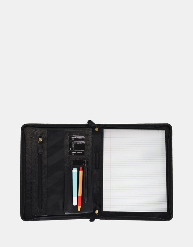 Pierre Cardin - Pierre Cardin Leather A4 Business Compendium/Folio