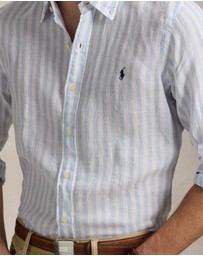 Polo Ralph Lauren - Custom Fit Striped Linen Shirt