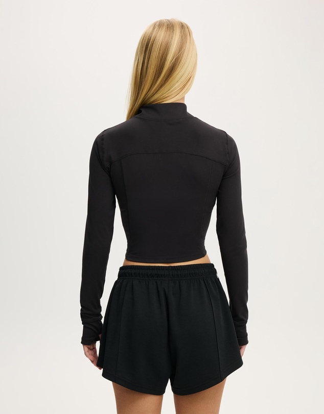 Cotton On Body Active - Ultra Soft Contour Long Sleeve Zip Through