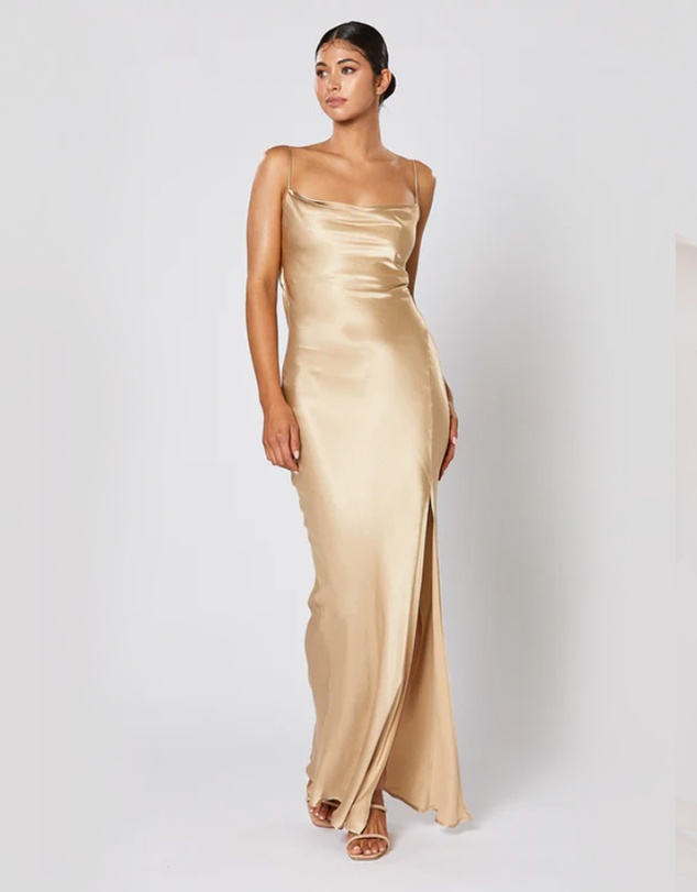Winona - Cheri Dress Gold