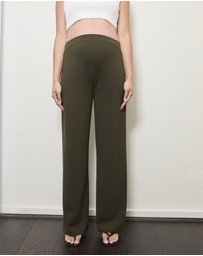 Soon Maternity - Pull-On Wide Leg Pants