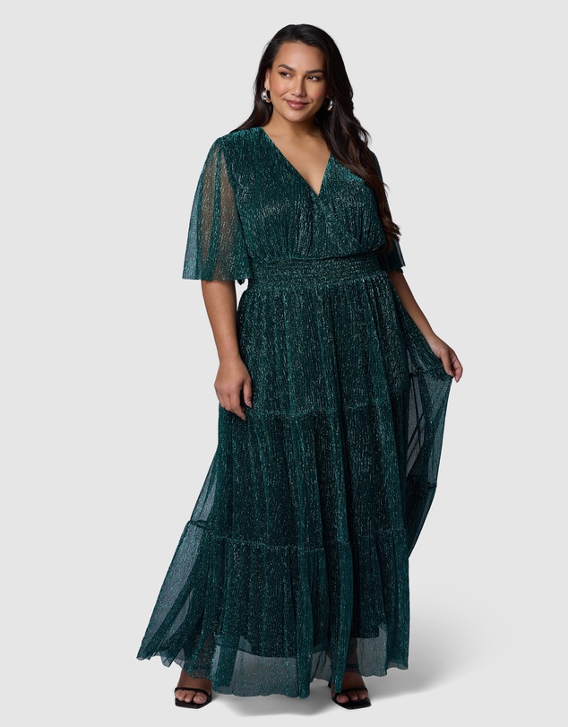 Pink Dusk by Curve Project - Steamy Encounters Maxi Dress