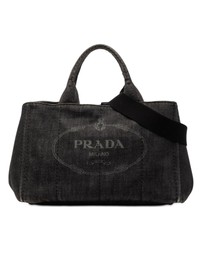 Pre-Loved by Azura Reborn - Pre-Loved Small Denim Canapa Logo Satchel