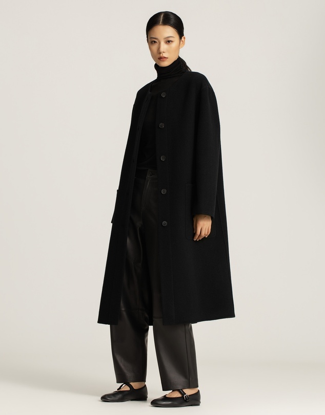 IDA+S - Sylvie Lambswool Scarf Coat