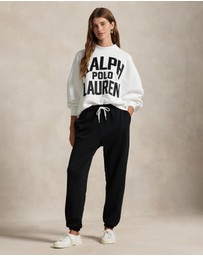 Polo Ralph Lauren - Satin Logo Fleece Crewneck Sweater
