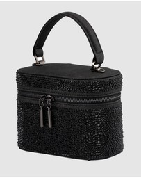 Olga Berg - Beckie Zip Top Crystal Bag