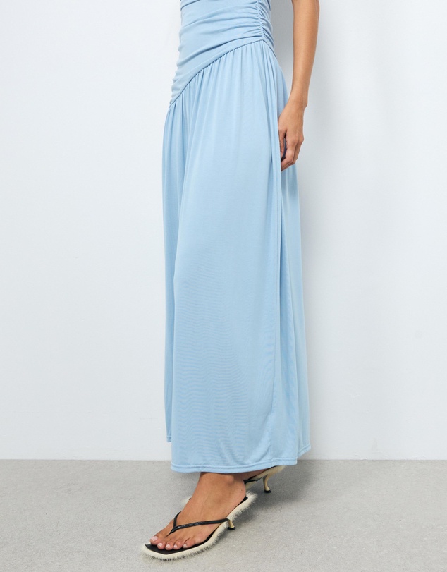 AERE - Aloma One Shoulder Ruched Dress