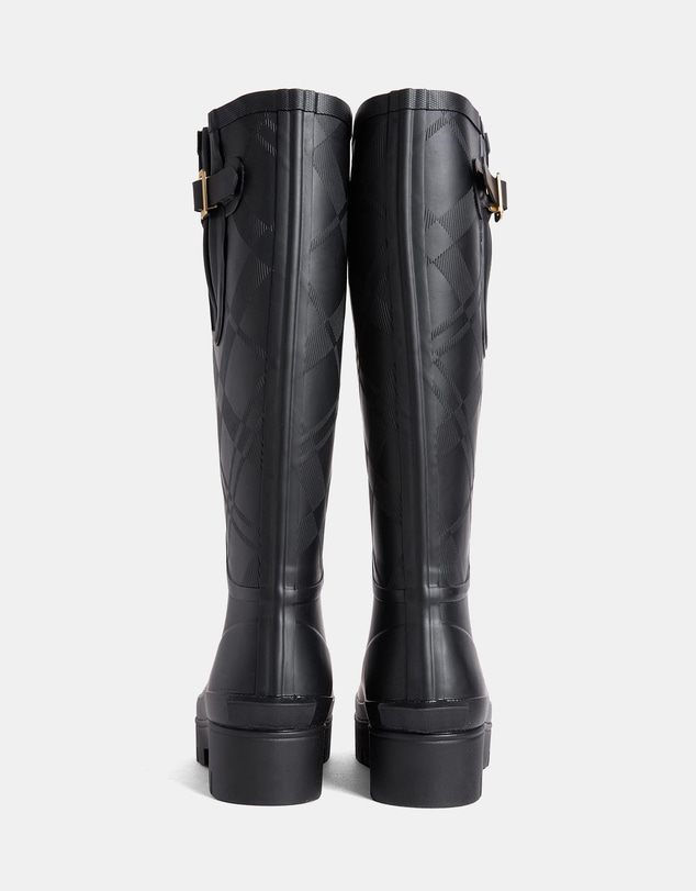Barbour - Leighton Tartan Tall Welly Boots