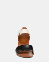 Vionic - Chardonnay Heeled Sandal - Tan/Black/Cream