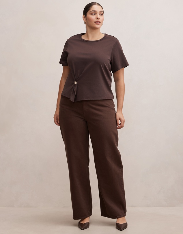 Forever New Curve - Lani Curve Hardware Detail T-Shirt