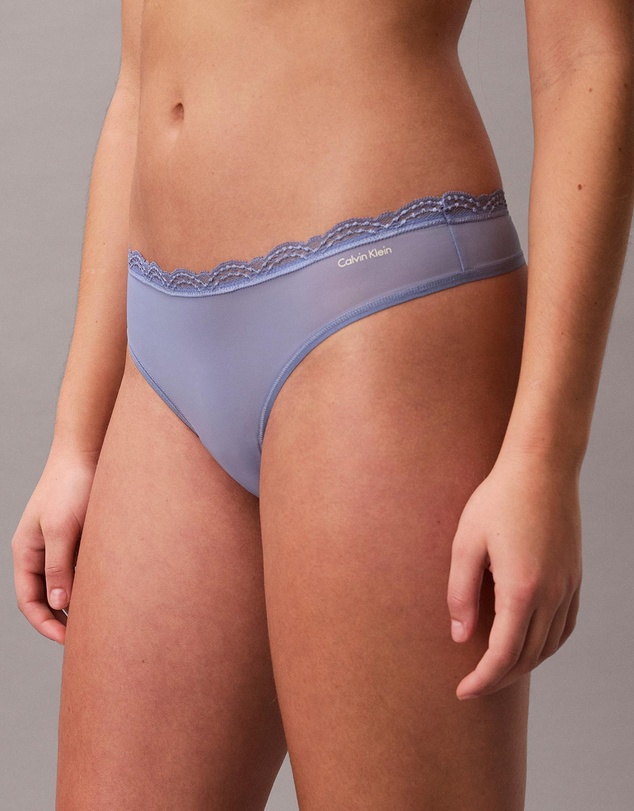 Calvin Klein - 3-Pack Micro Stretch With Lace Thongs