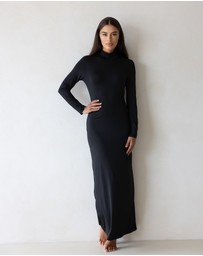 Mod Squad - Luxe Long Sleeve Slip Dress Base Layer