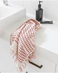 Miss April - Pompom Hand Towel