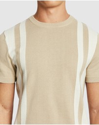 yd. - Teddy Stripe Knitted Tee