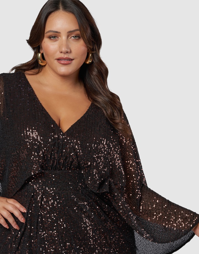 Pink Dusk by Curve Project - Red Carpet Ready Maxi Dress