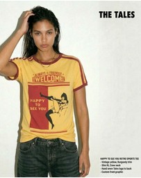 THE TALES - Happy To See You Retro Sports Tee