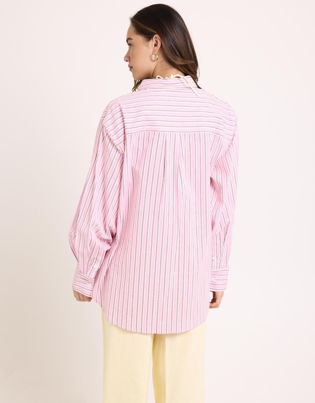 Subtitled - Coby Crisp Oversized Long Sleeve Shirt