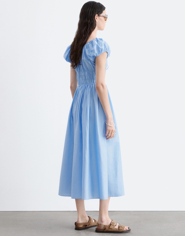 & Other Stories - Smocked Waist Midi Dress
