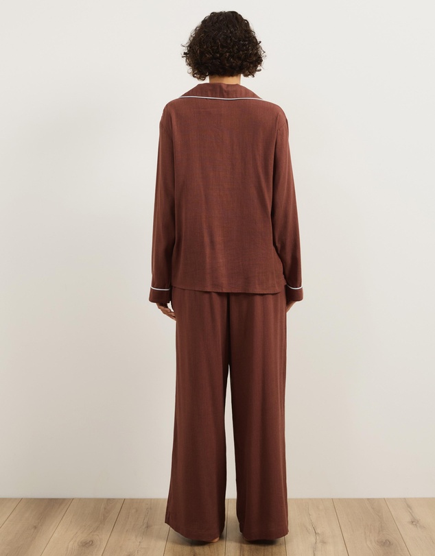 Atmos&Here - Ava Linen Blend Long PJ Set