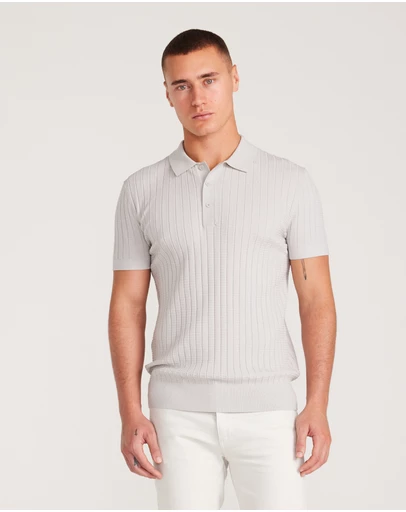Calibre - Textured Rib Tech Knit Polo
